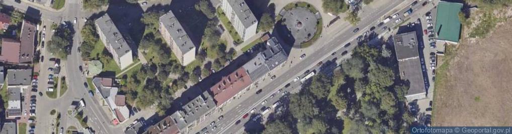 Zdjęcie satelitarne Wspólnota Mieszkaniowa Nieruchomości przy ul.Krakowskiej 47