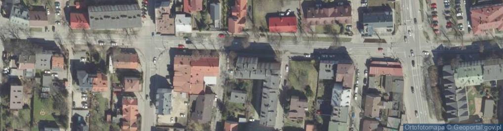 Zdjęcie satelitarne Wspólnota Mieszkaniowa Nieruchomości przy ul.Mościckiego 48