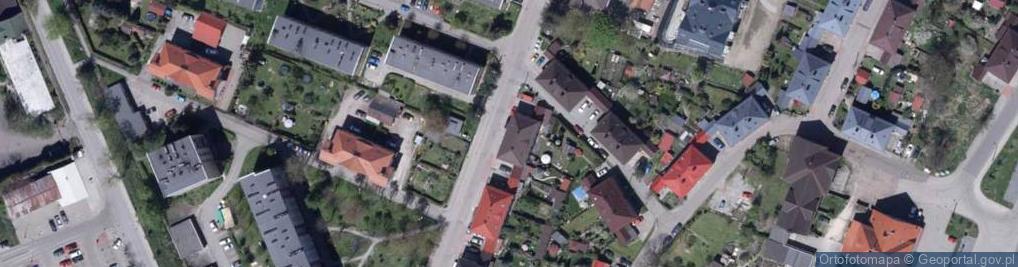 Zdjęcie satelitarne Wspólnota Mieszkaniowa Nieruchomości przy ul.Pocztowej 3 w Knurowie