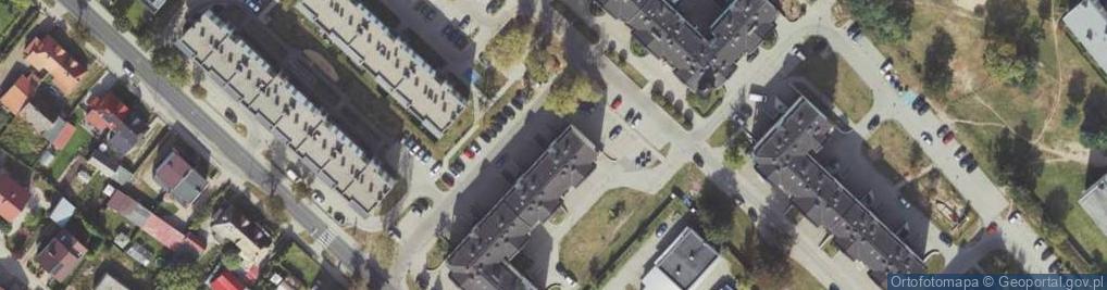 Zdjęcie satelitarne Wspólnota Mieszkaniowa Nieruchomości przy ul.Polnej 27 w Szczecinku