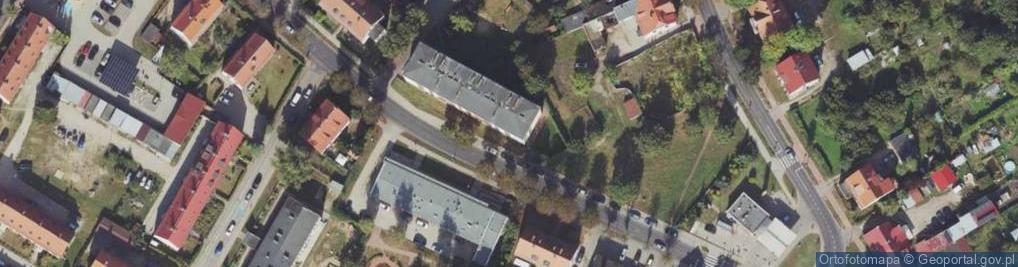 Zdjęcie satelitarne Wspólnota Mieszkaniowa Nieruchomości przy ul.Polnej nr 9-11-13 w Szczecinku