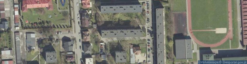 Zdjęcie satelitarne Wspólnota Mieszkaniowa Nieruchomości przy ul.Pułaskiego 64