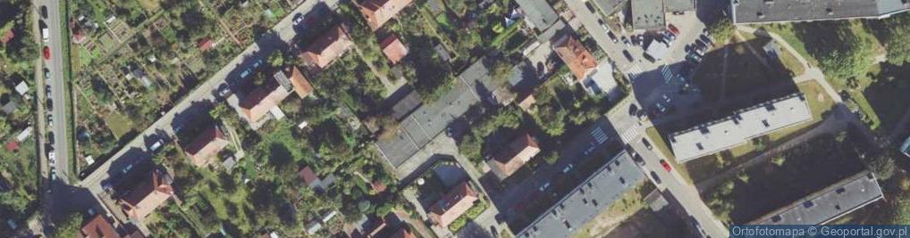 Zdjęcie satelitarne Wspólnota Mieszkaniowa Nieruchomości przy ul.Reja 2-4 w Szczecinku