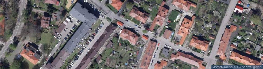 Zdjęcie satelitarne Wspólnota Mieszkaniowa Nieruchomości przy ul.Słoniny 2 w Knurowie