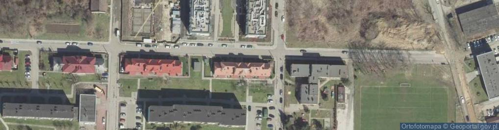 Zdjęcie satelitarne Wspólnota Mieszkaniowa Nieruchomości przy ul.Sportowej 6 w Tarnowie