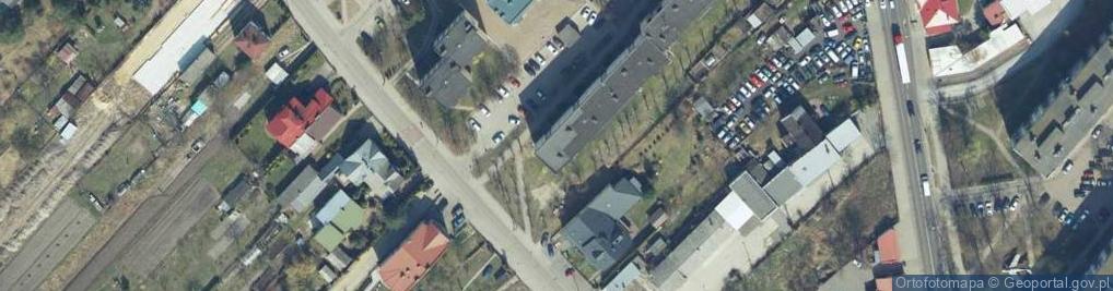 Zdjęcie satelitarne Wspólnota Mieszkaniowa Nieruchomości przy ul.Stodolnej 20 i 22 w Łukowie