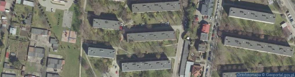 Zdjęcie satelitarne Wspólnota Mieszkaniowa Nieruchomości przy ul.Szenwalda 6