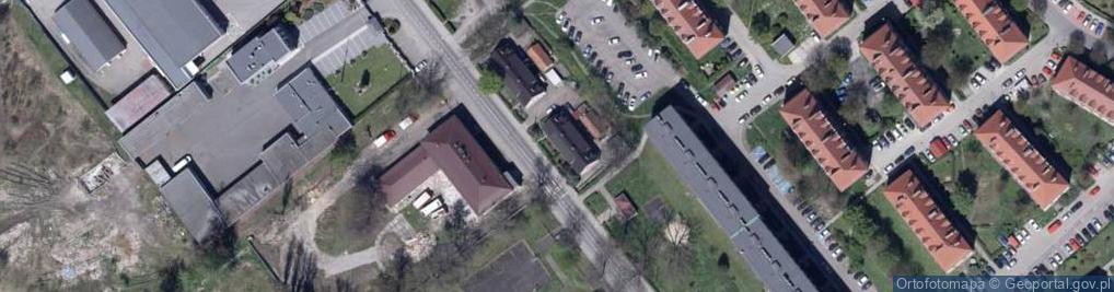 Zdjęcie satelitarne Wspólnota Mieszkaniowa Nieruchomości przy ul.Szpitalna 20 w Knurowie