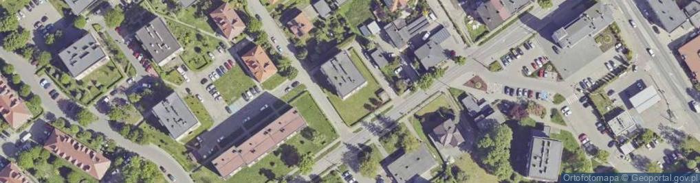 Zdjęcie satelitarne Wspólnota Mieszkaniowa Nieruchomości przy ul.Wilsona 12 w Knurowie