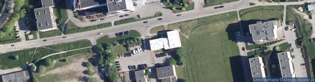 Zdjęcie satelitarne Wspólnota Mieszkaniowa Nieruchomości przy ul.Wyspiańskiego nr 19.w Koszalinie