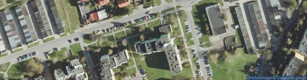 Zdjęcie satelitarne Wspólnota Mieszkaniowa Nieruchomości przy ul.Zachodniej 27 w Chełmie