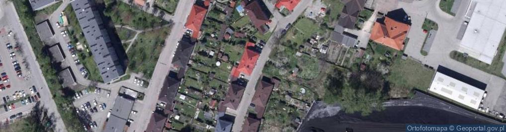 Zdjęcie satelitarne Wspólnota Mieszkaniowa Nieruchomości przy ul.Żwirki i Wigury 10 w Knurowie