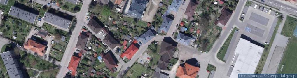 Zdjęcie satelitarne Wspólnota Mieszkaniowa Nieruchomości przy ul.Żwirki i Wigury 6 w Knurowie