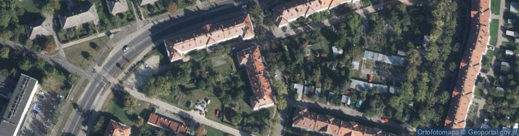 Zdjęcie satelitarne Wspólnota Mieszkaniowa Nieruchomości przy Ulicy Jana Kazimierza 2 i 4 w Chełmie