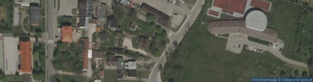 Zdjęcie satelitarne Wspólnota Mieszkaniowa Nieruchomości przy Ulicy Strzeleckiej 1 w Toszku