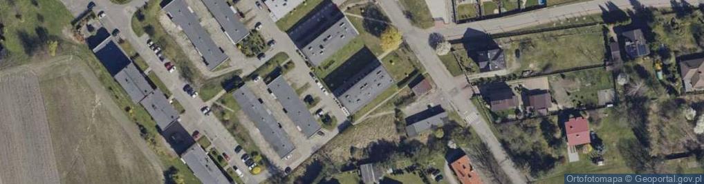 Zdjęcie satelitarne Wspólnota Mieszkaniowa Nieruchomości ul.Zamkowa 7 w Gliwicach