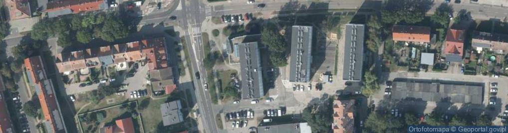 Zdjęcie satelitarne Wspólnota Mieszkaniowa nr 186 przy ul.Ludwika Zamenhofa 9W Policach