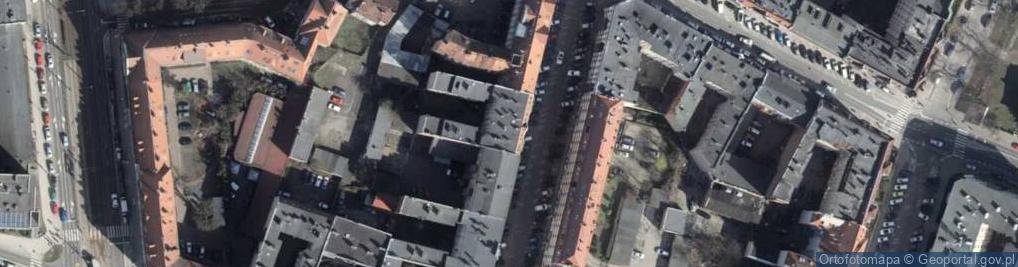 Zdjęcie satelitarne Wspólnota Mieszkaniowa nr 187 przy ul.Czackiego 2 70-216 Szczecin