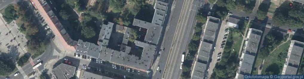 Zdjęcie satelitarne Wspólnota Mieszkaniowa nr 2-9-12 przy ul.Bandurskiego 9