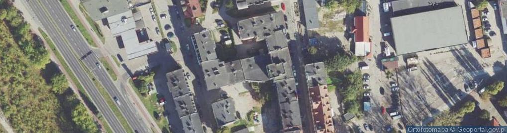 Zdjęcie satelitarne Wspólnota Mieszkaniowa nr 6001 przy ul.Kaszubskiej nr 9 w Koszalinie
