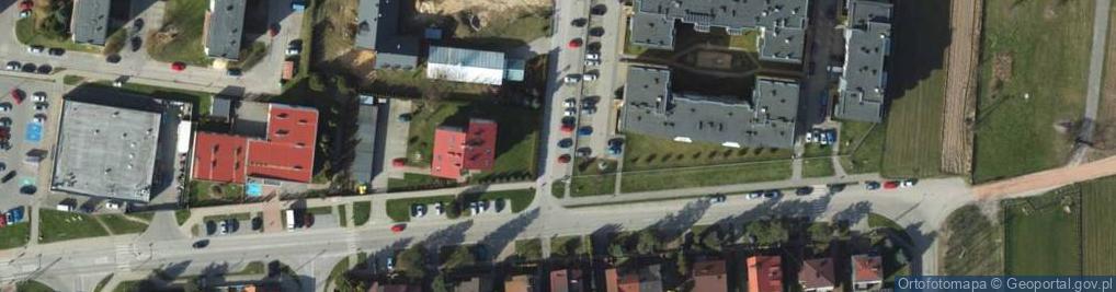 Zdjęcie satelitarne WSPÓLNOTA MIESZKANIOWA OSIEDLE NA WZGÓRZU UL.GŁOWACKIEGO 47,49,