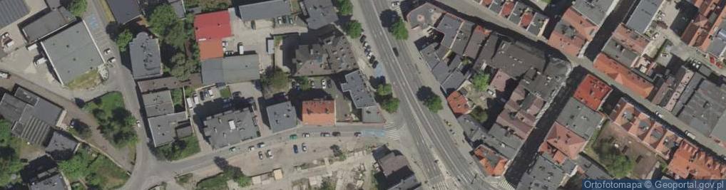 Zdjęcie satelitarne Wspólnota Mieszkaniowa Plac Piastowski 22 Jelenia Góra