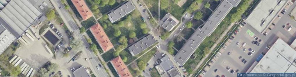 Zdjęcie satelitarne Wspólnota Mieszkaniowa przy Os.Kolorowe 1A-1B w Dzierżoniowie