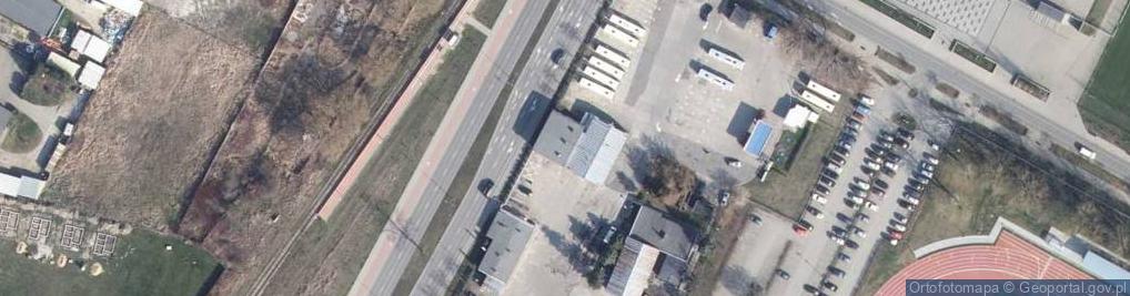 Zdjęcie satelitarne Wspólnota Mieszkaniowa przy ul.1 Maja nr 2 w Trzebiatowie