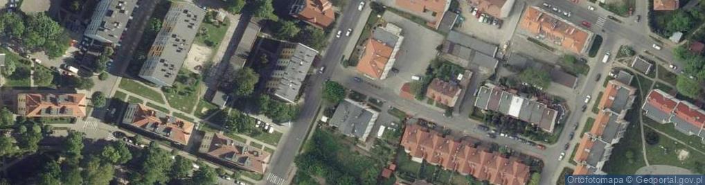 Zdjęcie satelitarne Wspólnota Mieszkaniowa przy ul.Armii Krajowej 7-8 w Oleśnicy