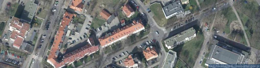 Zdjęcie satelitarne Wspólnota Mieszkaniowa przy ul.Balwierskiej 33A w Głogowie