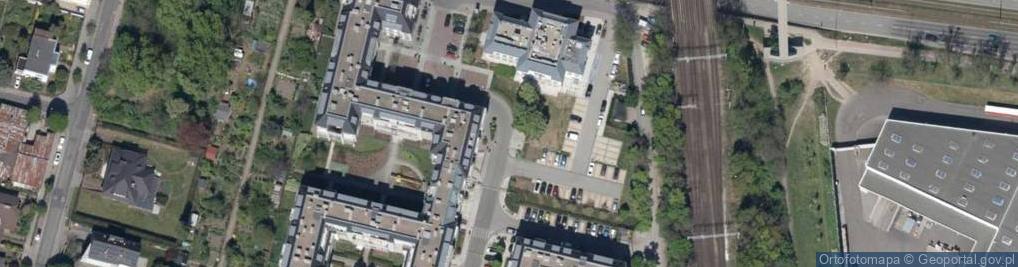 Zdjęcie satelitarne Wspólnota Mieszkaniowa przy ul.Blacharskiej 8D we Wrocławiu