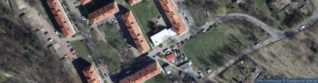Zdjęcie satelitarne Wspólnota Mieszkaniowa przy ul.Bystrzyckiej nr 54 w Dziećmorowicach