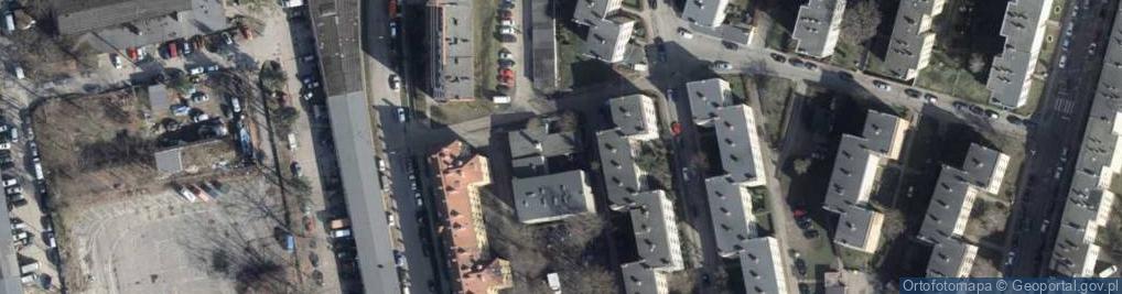 Zdjęcie satelitarne Wspólnota Mieszkaniowa przy ul.Emilii Plater 35, 35A w Szczecinie