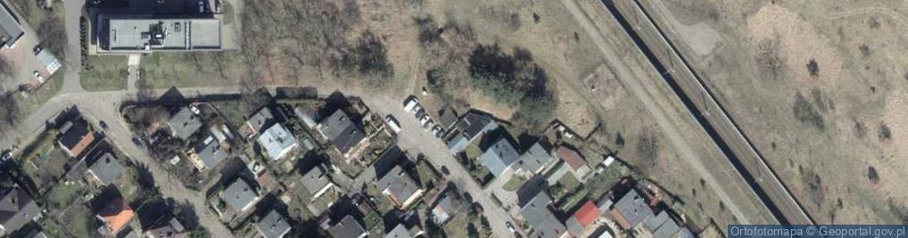 Zdjęcie satelitarne Wspólnota Mieszkaniowa przy ul.Floriana Szarego 8, 9 w Szczecinie