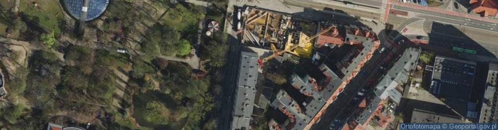 Zdjęcie satelitarne Współnota Mieszkaniowa przy ul.Gajowej 8 w Poznaniu