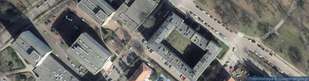 Zdjęcie satelitarne Wspólnota Mieszkaniowa przy ul.H.Pobożnego 9, 10 w Szczecinie