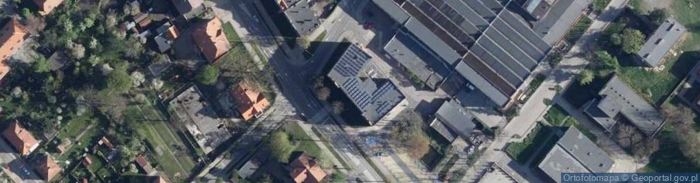 Zdjęcie satelitarne Wspólnota Mieszkaniowa przy ul.Henryka Sienkiewicza 14A 14B w Dzierżoniowie