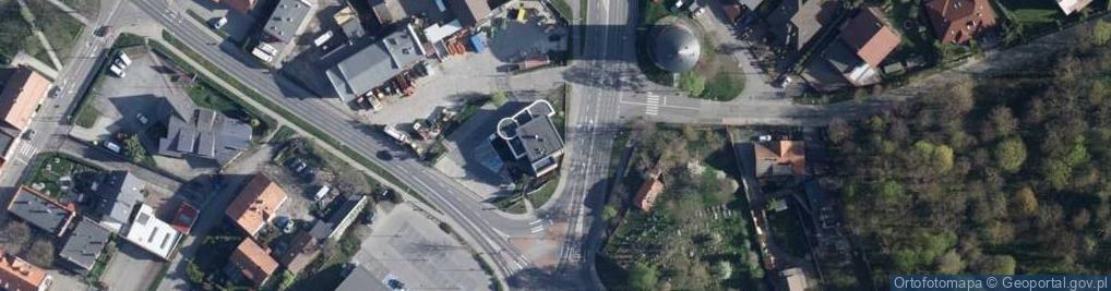 Zdjęcie satelitarne Wspólnota Mieszkaniowa przy ul.Henryka Sienkiewicza nr 3A w Dzierżoniowie