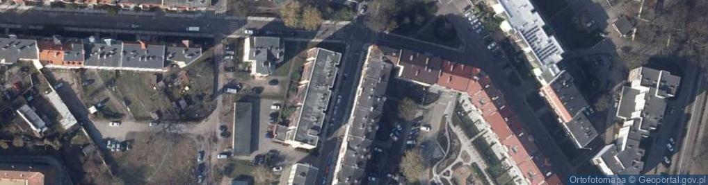 Zdjęcie satelitarne Wspólnota Mieszkaniowa przy ul.Hołdu Pruskiego 15D 72-600 w Świnoujściu