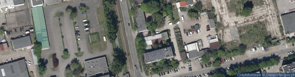 Zdjęcie satelitarne Wspólnota Mieszkaniowa przy ul.J.Piwnika Ponurego 72 we Wrocławiu