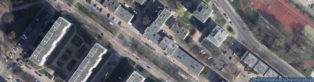 Zdjęcie satelitarne Wspólnota Mieszkaniowa przy ul.Jerzego 6-8 w Kołobrzegu