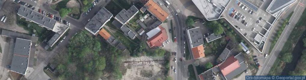 Zdjęcie satelitarne Wspólnota Mieszkaniowa przy ul.Jodłowej nr 7 w Świdnicy