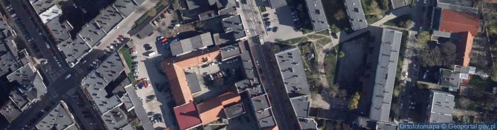 Zdjęcie satelitarne Wspólnota Mieszkaniowa przy ul.Juliusza Słowackiego nr 12 w Świdnicy