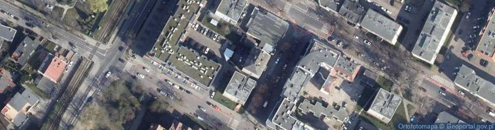 Zdjęcie satelitarne Wspólnota Mieszkaniowa przy ul.Kaliska nr 4-5-6 w Kołobrzegu