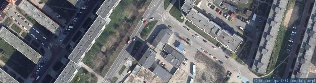 Zdjęcie satelitarne Wspólnota Mieszkaniowa przy ul.Kamienna 4 w Kołobrzegu