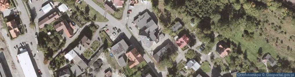 Zdjęcie satelitarne Wspólnota Mieszkaniowa przy ul.Karola Świerczewskiego nr 10 w Dusznikach Zdroju