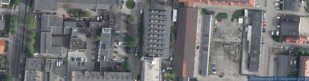 Zdjęcie satelitarne Wspólnota Mieszkaniowa przy ul.Kazimierza Pułaskiego nr 17 w Świdnicy