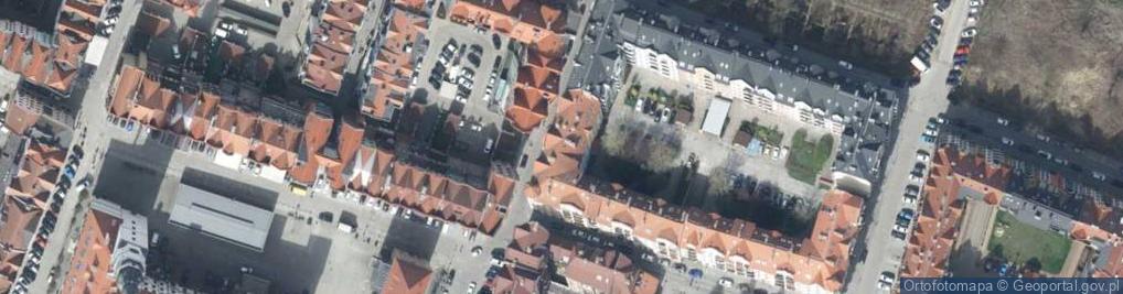 Zdjęcie satelitarne Wspólnota Mieszkaniowa przy ul.Kołłątaja 1 w Głogowie