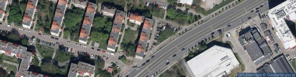 Zdjęcie satelitarne Wspólnota Mieszkaniowa przy ul.Komorowskiej 3 we Wrocławiu