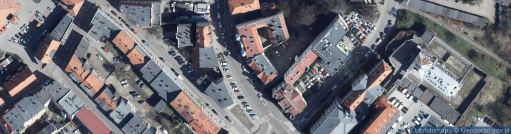 Zdjęcie satelitarne Wspólnota Mieszkaniowa przy ul.Konopnickiej nr 3 w Jedlinie-Zdroju